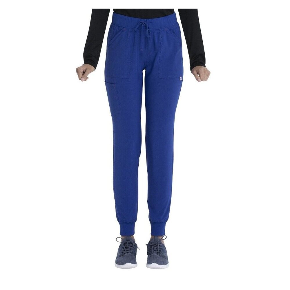 Womens XS Royal Blue Scrub Pants Joggers Drawstring Bottoms Scrubstar